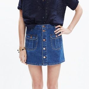 Madewell Denim Mini Skort